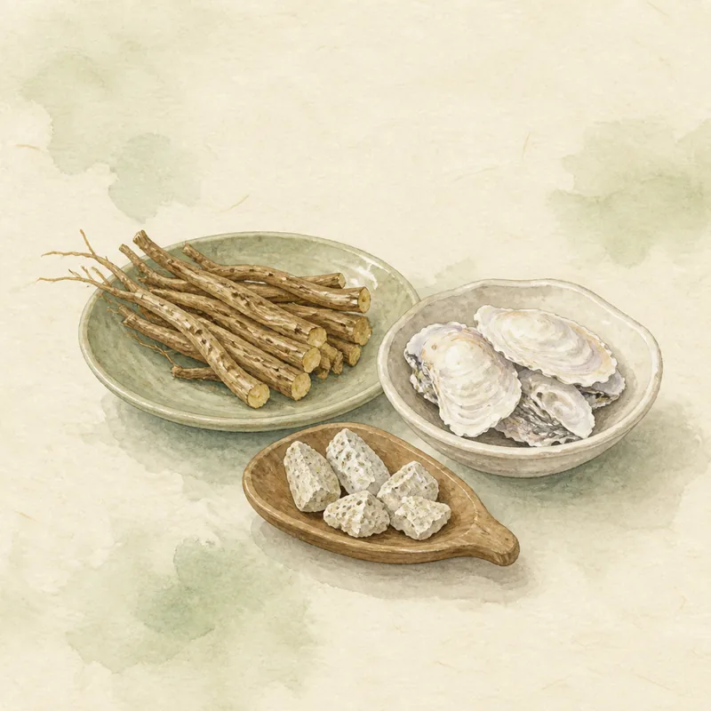 柴胡加竜骨牡蛎湯(さいこかりゅうこつぼれいとう)のイメージ