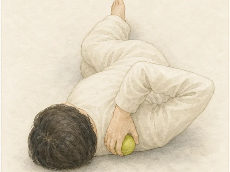 風門の押し方 2:位置を決める