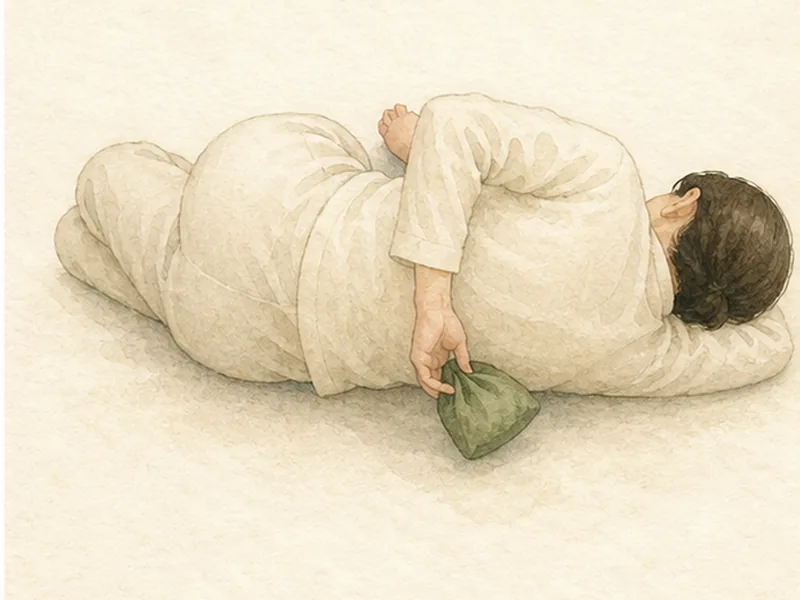 脾兪の押し方 4:そっと外す