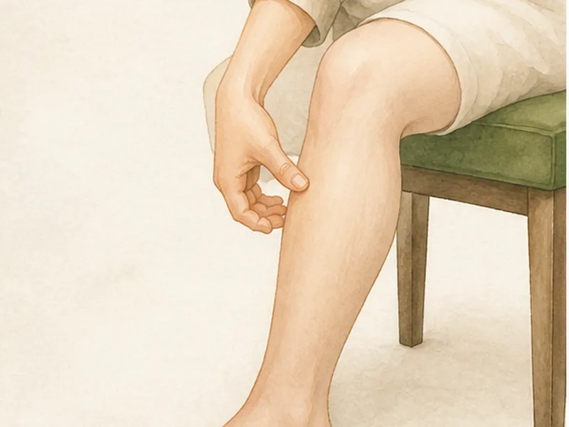 上巨虚の押し方 1:支えをつくる