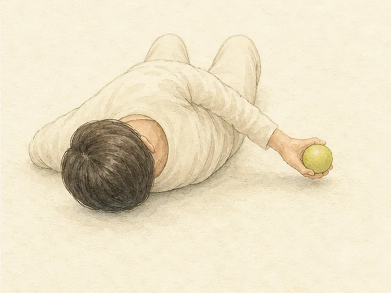 膈兪の押し方 4:そっと外す