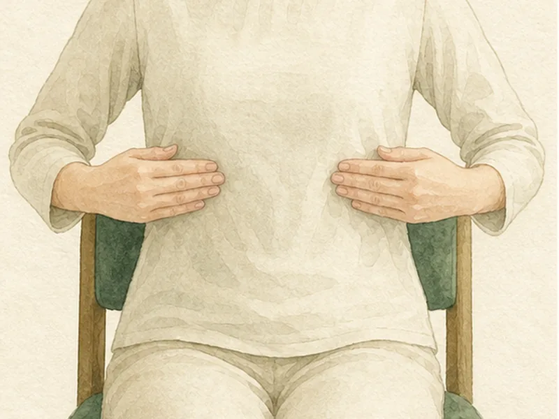 期門の押し方 1:姿勢を整える